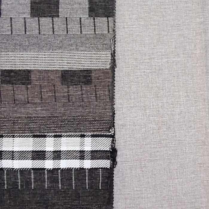 Telas de exterior de cuadros, rayas y lisas 280 - 1