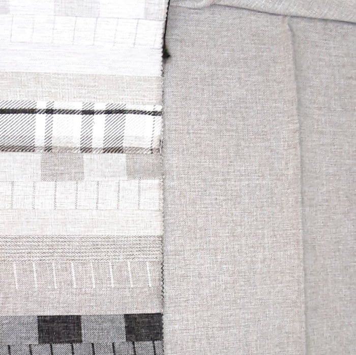 Telas de exterior de cuadros, rayas y lisas 280 - 2