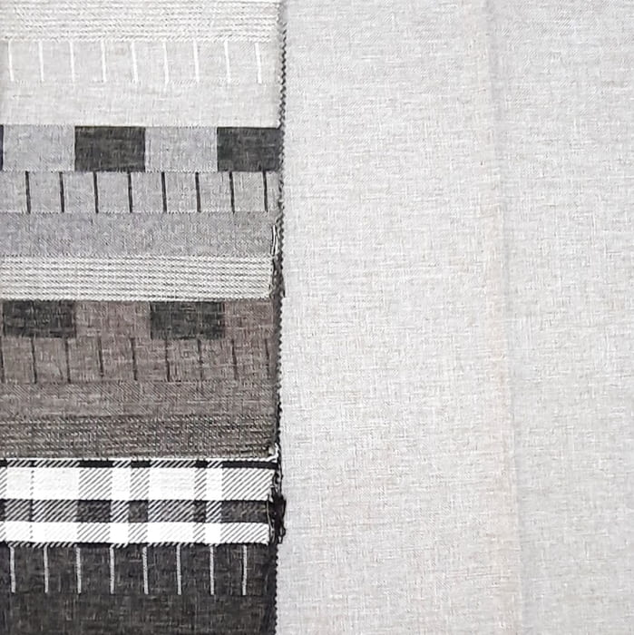 Telas de exterior de cuadros, rayas y lisas 280 - 3