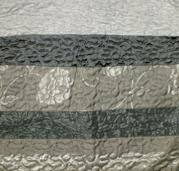 Colcha boutie Pachwork Rayas Plata - 1