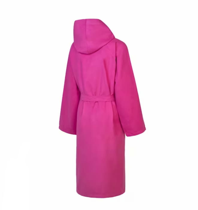 Albornoz microfibra fucsia capucha. Talla S - 2