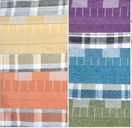 Telas de exterior cuadros, rayas, lisas 280 - 2