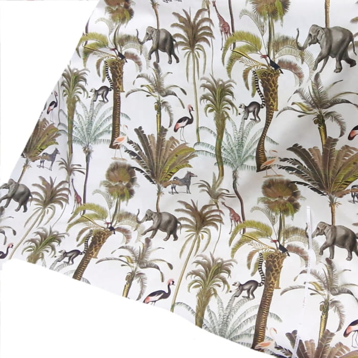 Tela half Panamá animales de África 280 - 1