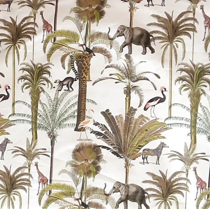 Tela half Panamá animales de África 280 - 3