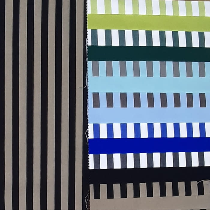 Telas exterior de rayitas y lisas 160 - 1