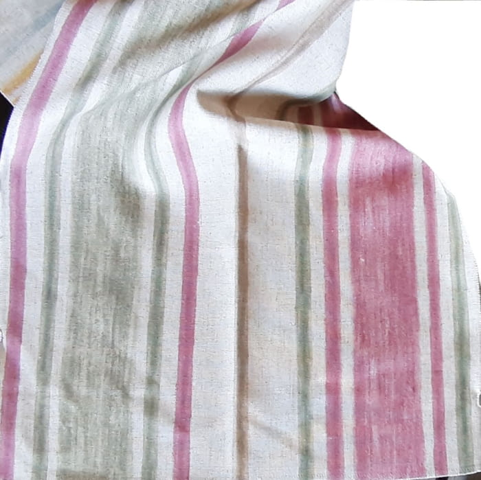 Telas lino rayas  colores 280 - 4