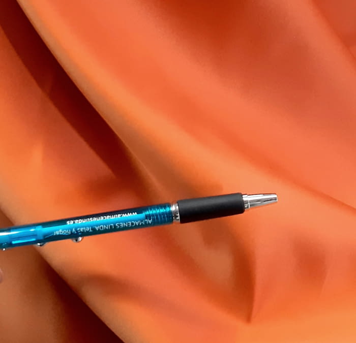 Tela Seda naranja caldero - 2