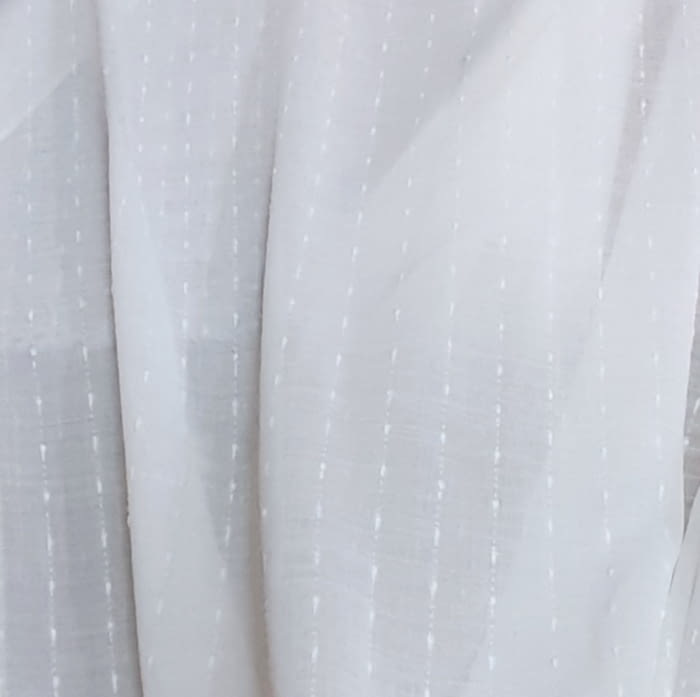 Telas visillo rayas topos 300 - 2