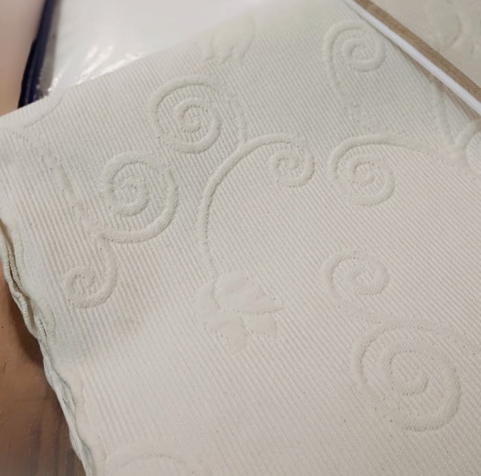 Colcha algodón piqué Ibiza beige. Cama: 150, 180 - 3