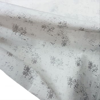 Tela reversible tapicería plata blanco roto 140 - 3