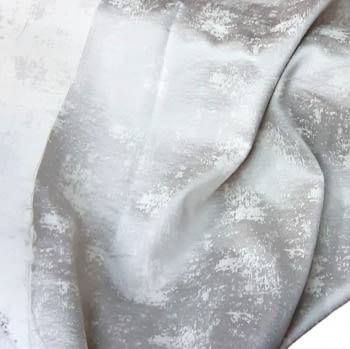 Tela reversible tapicería plata blanco roto 140 - 4