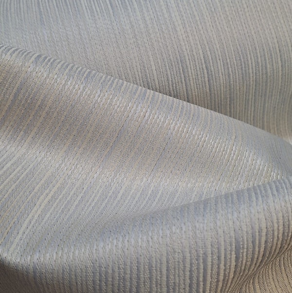 Tela de tapicería trama rayitas beige gris - 4