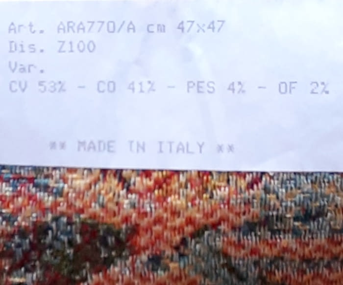 Tapiz de arte Descubrimiento de América 47 x 47 - 3