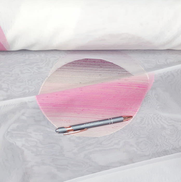 Tela Visillo organza círculos - 3