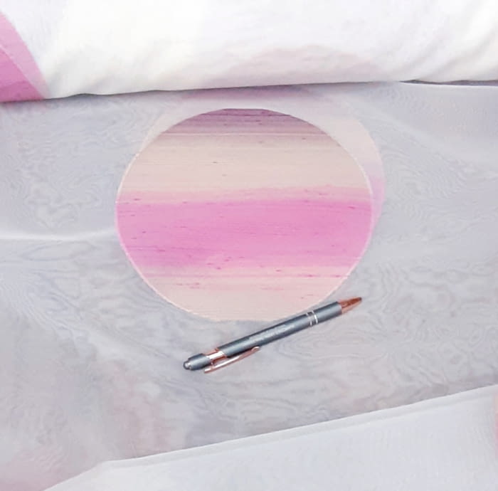 Tela Visillo organza círculos - 4