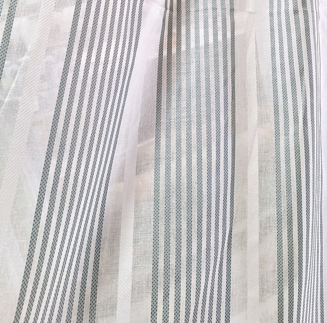Tela visillo rayitas azul 300 - 5