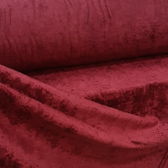 Tela terciopelo granate Luxury 280