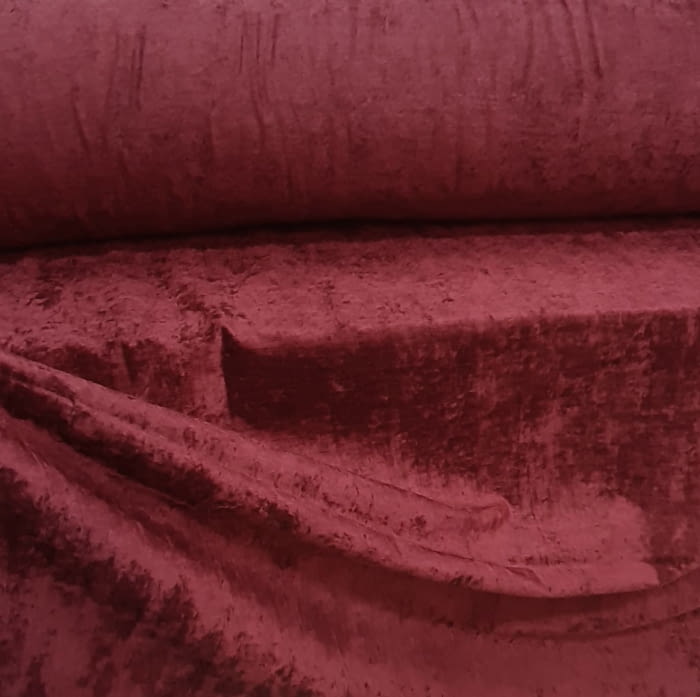 Tela terciopelo granate Luxury 280 - 1