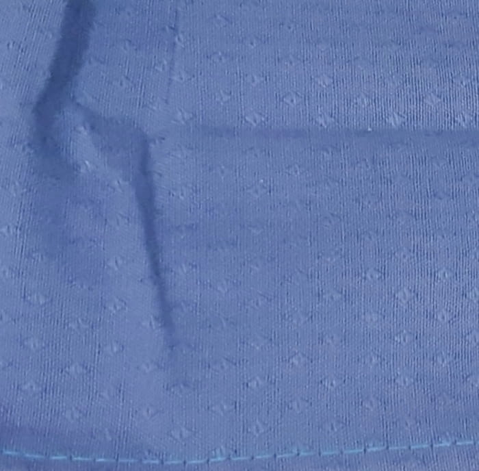 Cubrecanapé fruncido loneta azul 135 - 2