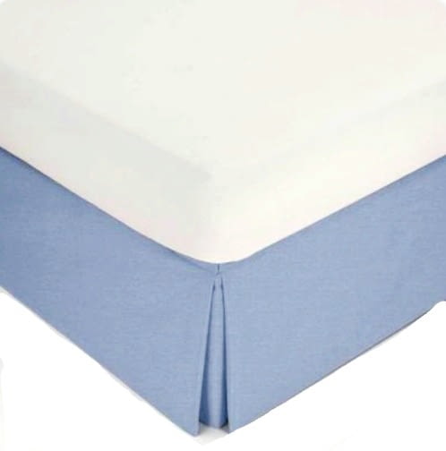 Cubrecanapé recto azul claro 90