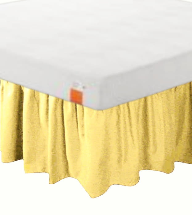 Cubrecanapé fruncido amarillo raya: 105, 135