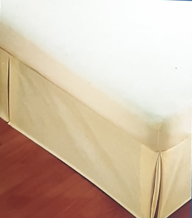 Cubrecanapé beige recto otomán 90