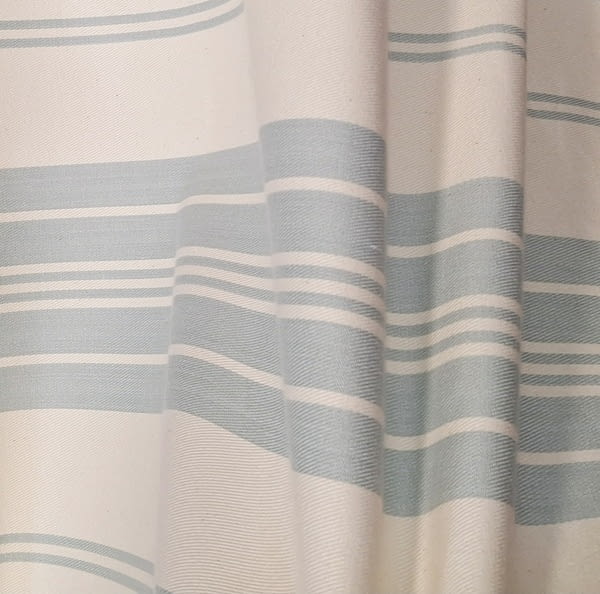 Tela algodón rayas verde agua 280 - 6