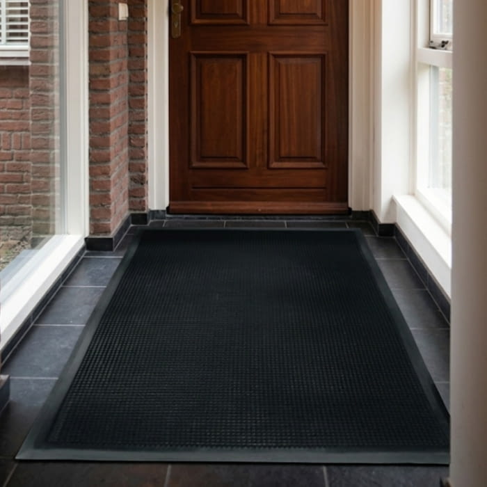 Felpudo goma negro 60 x 80 - 1