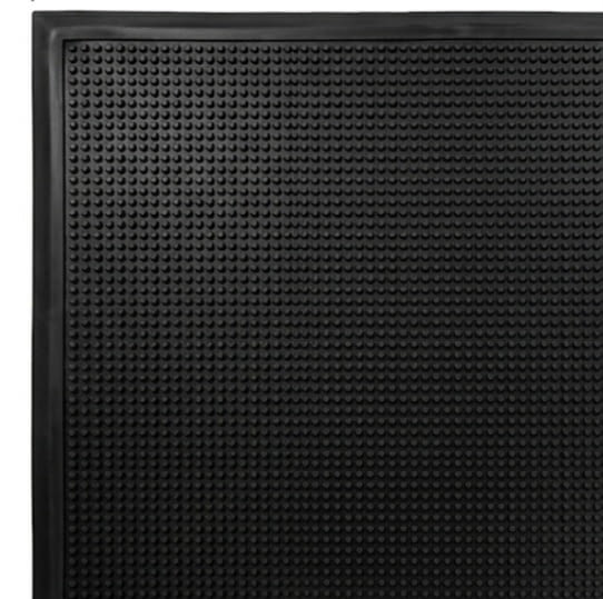 Felpudo goma negro 60 x 80 - 2