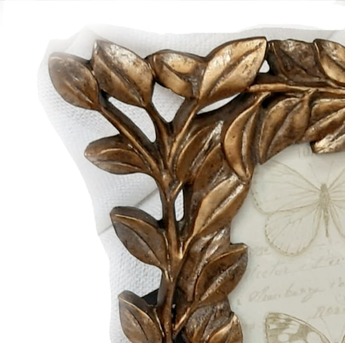 Portafotos hojas doradas - 3