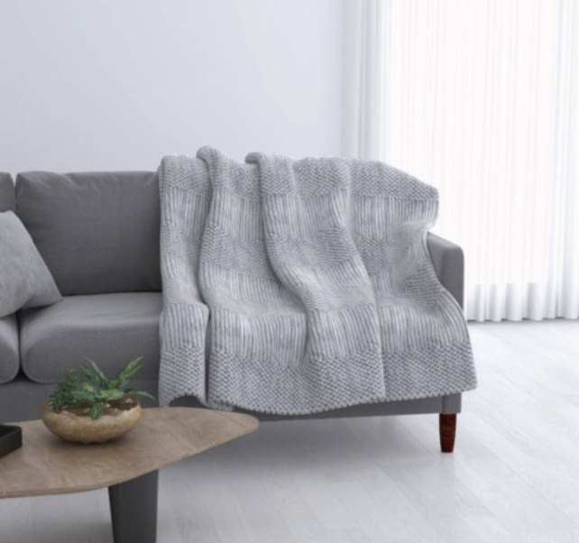 Mantas finas sedalina grises