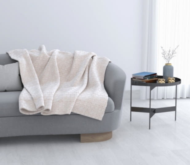 Mantas beige sedalina cama