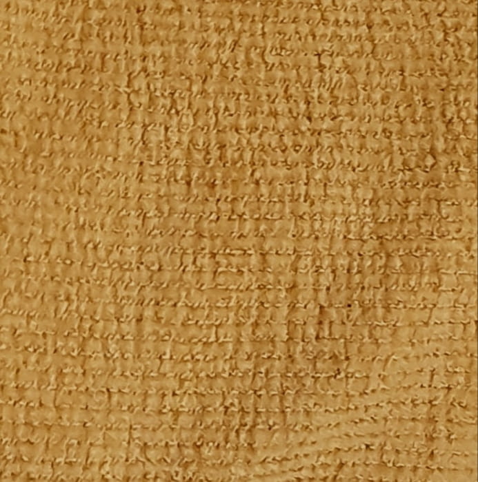 Fundas sillón de chenilla rústica amarillo oro - 1