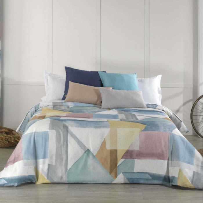 Fundas nórdicas abstracta azul