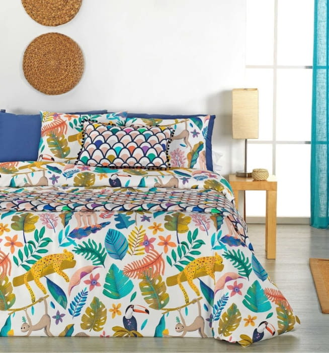 Fundas nórdicas selva y leopardo