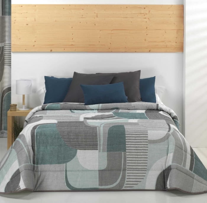 Fundas nórdicas formas verdes