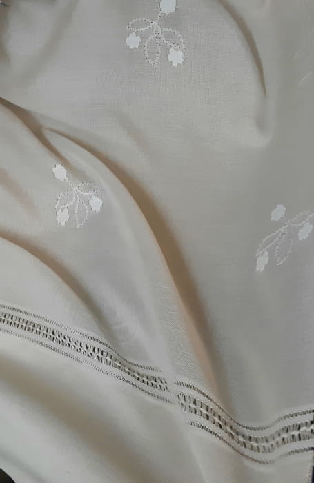 Tela Visillo tupido tostado - 1