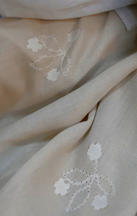 Tela Visillo tupido tostado - 3