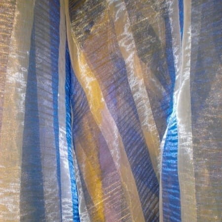 Tela rganza italiana azul/amarillo