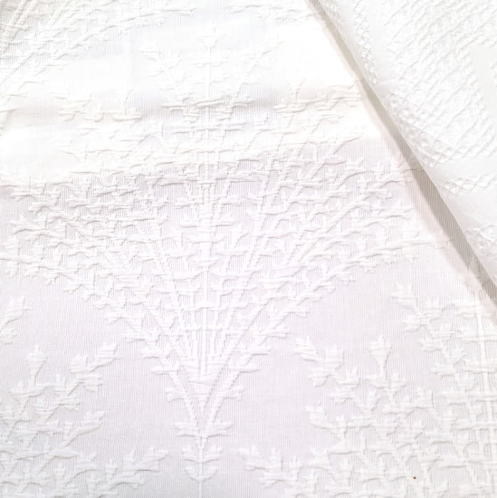 Fundas nórdicas labrado blanco algodón. Cama 90, 105,135 - 1