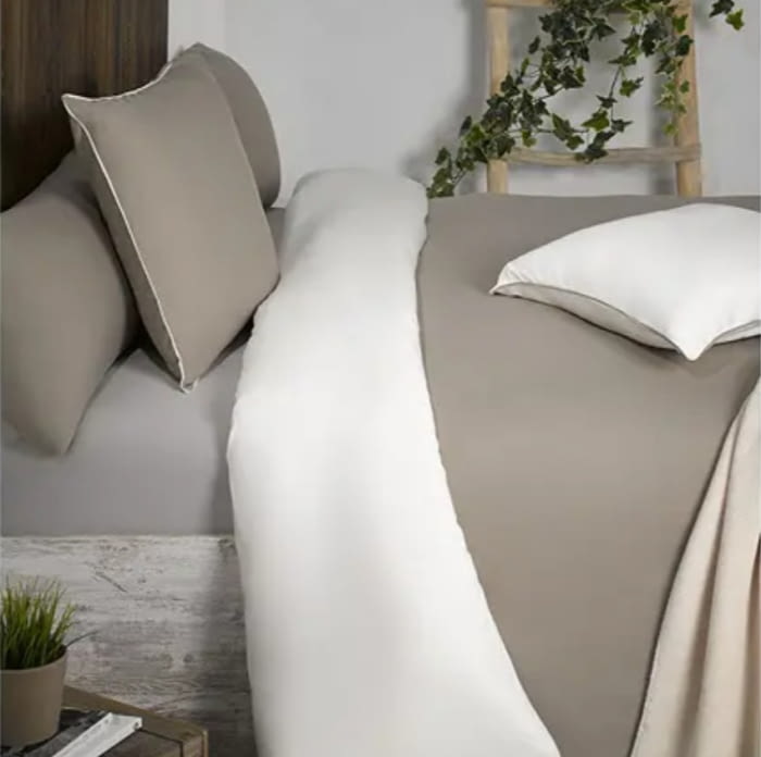 Fundas nórdicas de punto de algodón ecológico. Cama 90, 150