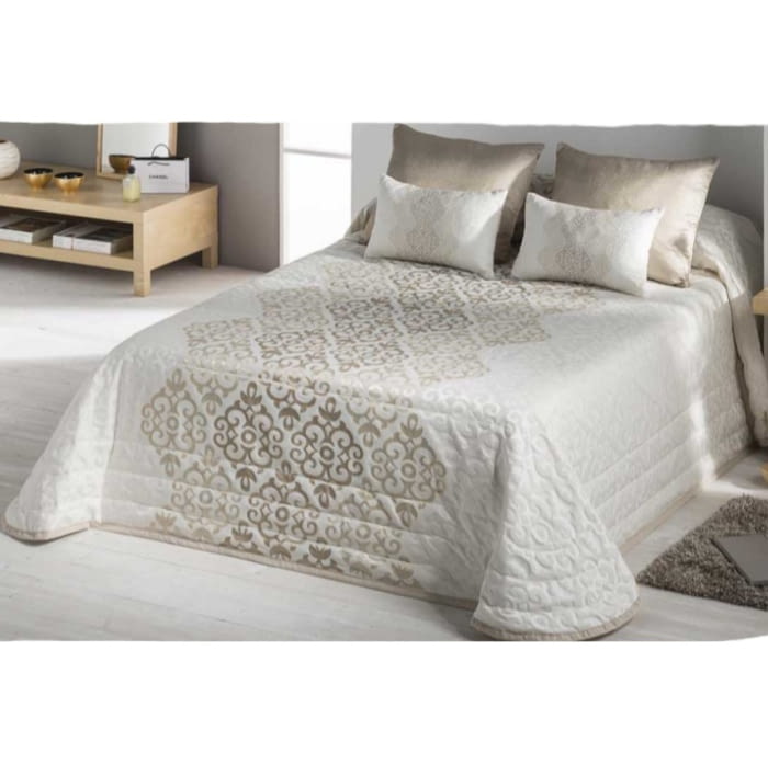 Funda nórdica elegance oro y plata Bell. - 1