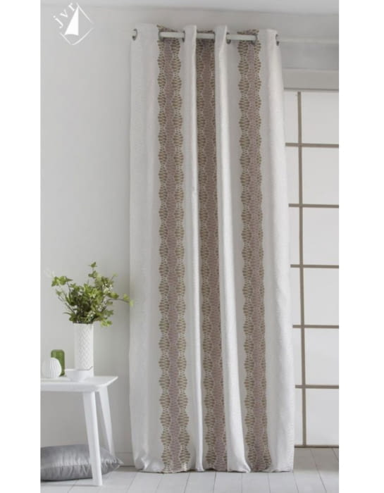 Cortina confeccionada geometría Ann.