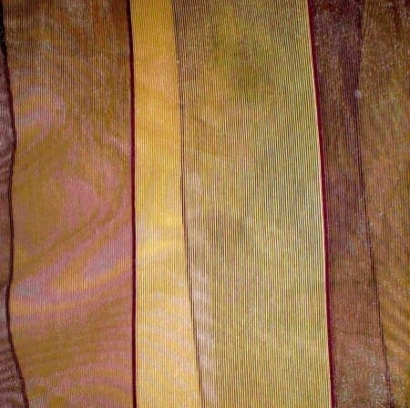 Tela Visillo organza rayas amarillas y granates
