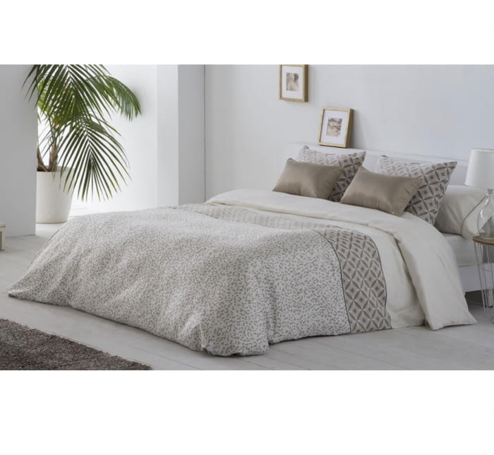 Funda nórdica elegance jacquard moteadas Mar.