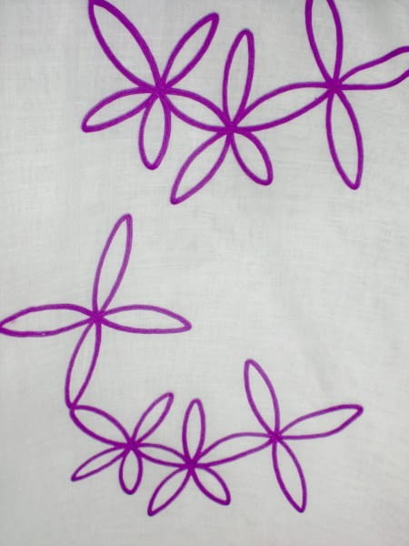 Tela Visillo lazos de estrellas - 2