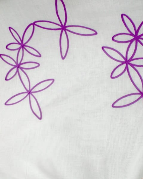 Tela Visillo lazos de estrellas - 3