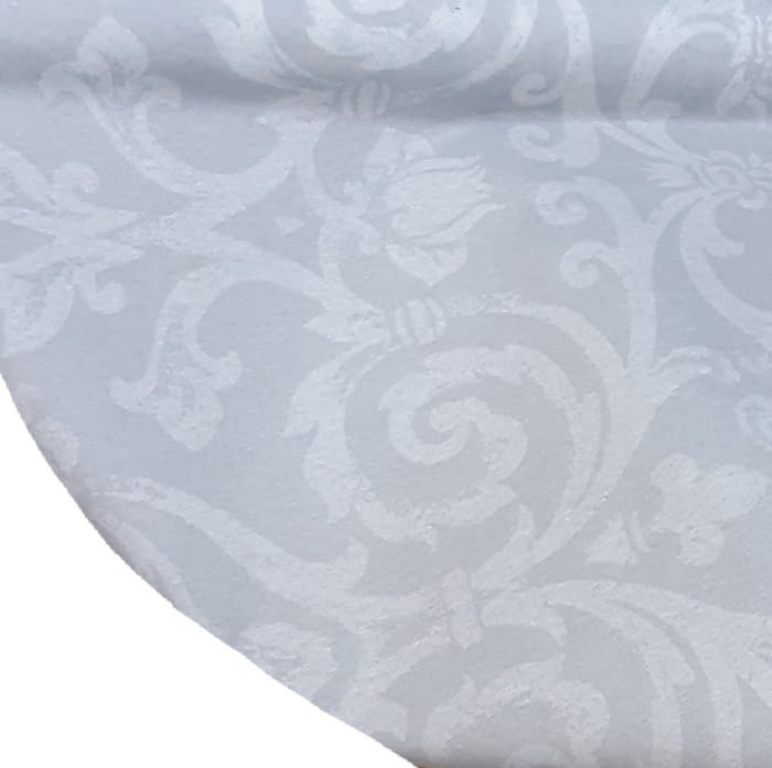 Tela mantel antimanchas adamascado gris - 1