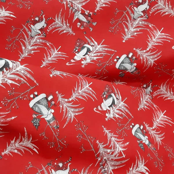 Tela loneta Navidad roja Papá Noel 280 - 2