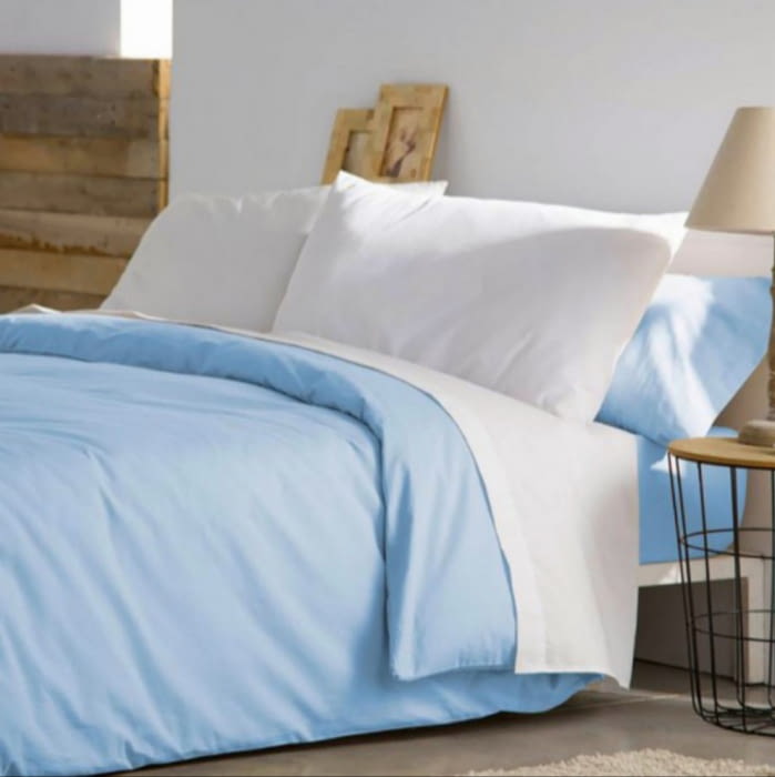 Funda nórdica lisa. Cama 90